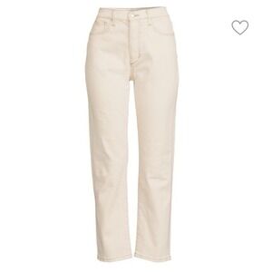 Joe's Jeans Size 24 / 0 THE OG‎ STRAIGHT ANKLE Cream Ecru Button Fly NEW $149